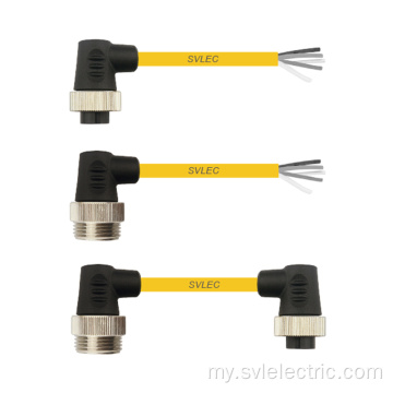 overdolding cable ဖြင့် 7/8 &quot;mini power connector များ